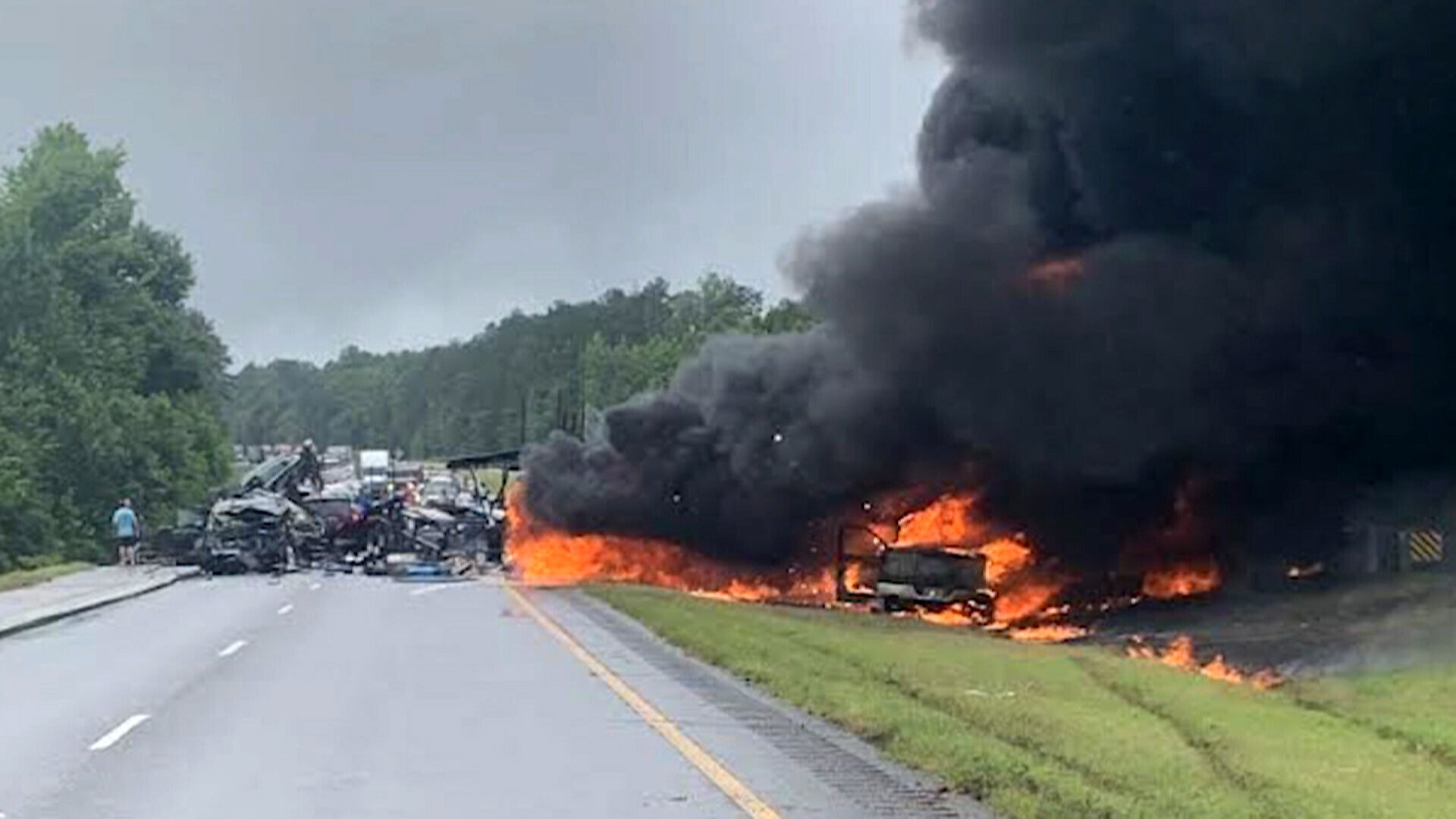 Girls living at an Alabama ranch for abused children are mourning the loss of eight 'sisters' killed in a fiery crash